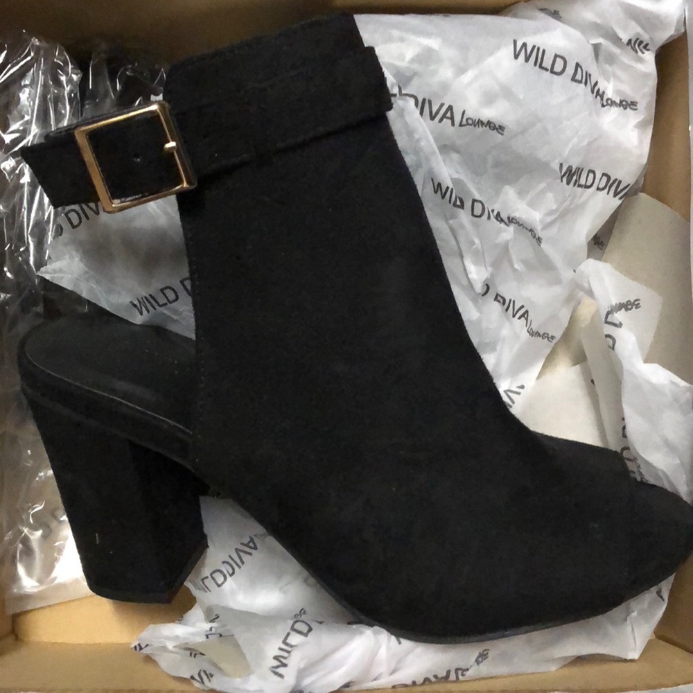 Black booties from Tobi